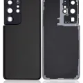 Задня кришка зі склом камери для Samsung Galaxy S21 Ultra (Service Pack) (Phantom Black)