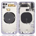 Back Housing W/ Small Components Pre-Installed (Without Back Cover) For iPhone 11 (Purple)