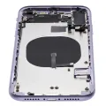Back Housing W/ Small Components Pre-Installed (Without Back Cover) For iPhone 11 (Purple)