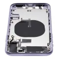 Back Housing W/ Small Components Pre-Installed (Without Back Cover) For iPhone 11 (Purple)