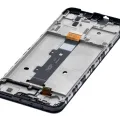 LCD Assembly With Frame For Motorola Moto G30 (XT2129 / 2021) (Refurbished) (Phantom Black)