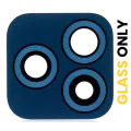 Back Camera Lens (Glass Only) With Adhesive For Motorola Moto G Play (XT2093 / 2021) (Misty Blue)