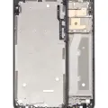 Mid-Frame Housing For Motorola Moto G Play (XT2093 / 2021) (Flash Gray)