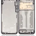 Mid-Frame Housing For Motorola Moto G Play (XT2093 / 2021) (Flash Gray)