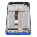 LCD Assembly With Frame For Motorola Moto G Power (XT2117 / 2021) (Refurbished) (Blue)