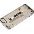 LCD Assembly With Frame For Motorola Moto G Power (XT2117 / 2021) (Refurbished) (Polar Silver)