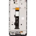 LCD Assembly With Frame For Motorola Moto G20 (XT2128 / 2021) (Refurbished) (Black)
