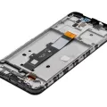LCD Assembly With Frame For Motorola Moto G20 (XT2128 / 2021) (Refurbished) (Black)