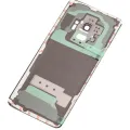 Back Cover Glass With Camera Lens For Samsung Galaxy S9 (No Logo) (Aftermarket Plus) (Silver)