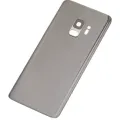 Back Cover Glass With Camera Lens For Samsung Galaxy S9 (No Logo) (Aftermarket Plus) (Silver)