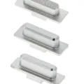 Hard Buttons (Power / Volume) With Holding Bracket For Motorola Moto Z Play Droid (XT1635 / 2016) (White)