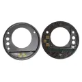 Back Camera Lens Bracket And Flash Defuser For Motorola Moto Z Play Droid (XT1635 / 2016) (Black)