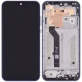 LCD Assembly With Frame For Motorola Moto E (XT2052 / 2020) (Genuine OEM) (Midnight Blue)