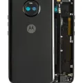 Back Housing For Motorola Moto X4 (XT1900 / 2017) (Genuine OEM) (Black)