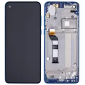 LCD Assembly With Frame For Motorola One Action (XT2013-1 / XT2013-2 / XT2013-4 / 2019) (Genuine OEM) (Denim Blue)