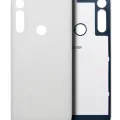 Back cover Glass For Motorola Moto G Fast (XT2045 / 2020) (Genuine OEM) (Pearl White)