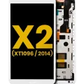 LCD Assembly With Frame For Motorola Moto X2 (XT1096 / 2014) (Refurbished) (White)