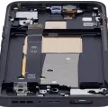 OLED Assembly With Frame For Motorola ThinkPhone (XT2309 / 2023) (Genuine OEM) (Carbon Black)