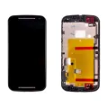 LCD Assembly With Frame For Motorola Moto G2 (XT1068 / 2014) (Refurbished) (Black)