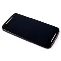 LCD Assembly With Frame For Motorola Moto G2 (XT1068 / 2014) (Refurbished) (Black)