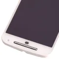 LCD Assembly With Frame For Motorola Moto G2 (XT1064 / XT1068 / XT1069 / 2014) (Refurbished) (White)