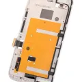 LCD Assembly With Frame For Motorola Moto G2 (XT1064 / XT1068 / XT1069 / 2014) (Refurbished) (White)