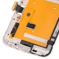 LCD Assembly With Frame For Motorola Moto G2 (XT1064 / XT1068 / XT1069 / 2014) (Refurbished) (White)