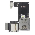 Sim Card Reader Flex With Board For Motorola Moto G2 (XT1068 / 2014) (Single Sim)