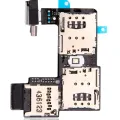 Sim Card Reader Flex With Board For Motorola Moto G2 (XT1068 / 2014) (Dual Sim)