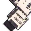 Sim Card Reader Flex With Board For Motorola Moto G2 (XT1068 / 2014) (Dual Sim)