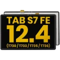 Дисплейний модуль без рамки для Samsung Galaxy Tab S7 FE 12.4" (T730 / T733 / T735 / T736) (2021) (Refurbished) (чорний)