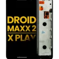 LCD Assembly With Frame For Motorola Droid Maxx 2 / Moto X Play (XT1561 / XT1562 / XT1563 / XT1565 / 2015) (Refurbished) (Black)