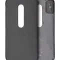 Back cover Glass For Motorola Moto G3 (XT1540 / 2015) (Black)