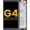 LCD Assembly With Frame For Motorola Moto G4 (XT1620 / XT1621 / XT1622 / XT1625 / XT1626 / 2016) (Refurbished) (Black)