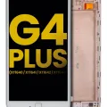 LCD Assembly With Frame For Motorola Moto G4 Plus (XT1640 / XT1641 / XT1642 / XT1644 / 2016) (Refurbished) (White)
