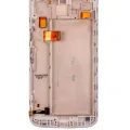 LCD Assembly With Frame For Motorola Moto G4 Plus (XT1640 / XT1641 / XT1642 / XT1644 / 2016) (Refurbished) (White)