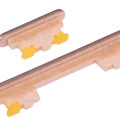 Hard Buttons (Power / Volume) For Samsung Galaxy A73 5G (A736 / 2022) (Peach)