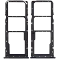 Dual Sim Card Tray For Samsung Galaxy A04 (A045 / 2022) (Black)