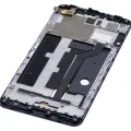 LCD Assembly With Frame For ZTE Blade X Max (Z983) (Refurbished) (Black)