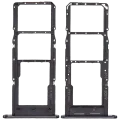 Dual Sim Card Tray For Samsung Galaxy A14 (A145F / 2023) (Black)