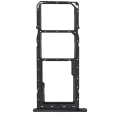Dual Sim Card Tray For Samsung Galaxy A04E (A042 / 2022) (Black)
