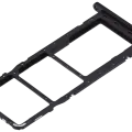 Dual Sim Card Tray For Samsung Galaxy A04E (A042 / 2022) (Black)