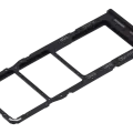 Dual Sim Card Tray For Samsung Galaxy A04S (A047 / 2022) (Black)