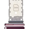 Dual Sim Card Tray For Samsung Galaxy Z Fold 4 (F936) (Burgundy)