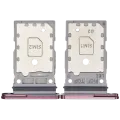Dual Sim Card Tray For Samsung Galaxy Z Fold 4 (F936) (Burgundy)