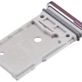 Dual Sim Card Tray For Samsung Galaxy Z Fold 4 (F936) (Burgundy)