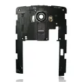 Back Housing Bezel Panel Frame With Power & Volume Button Flex For LG G4 (Black)