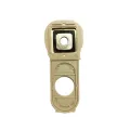 Back Camera Lens With Button Frame For LG V10 (Gold / White)