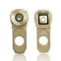 Back Camera Lens With Button Frame For LG V10 (Gold / White)
