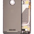 Корпус для Motorola Moto Z Droid (XT1650-01 / 2016) (Genuine OEM) (чорний / сірий)
